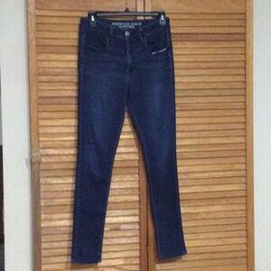 American Eagle Outfitters Women's Dark Blue Jeggings